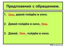 Обращение в русском языке